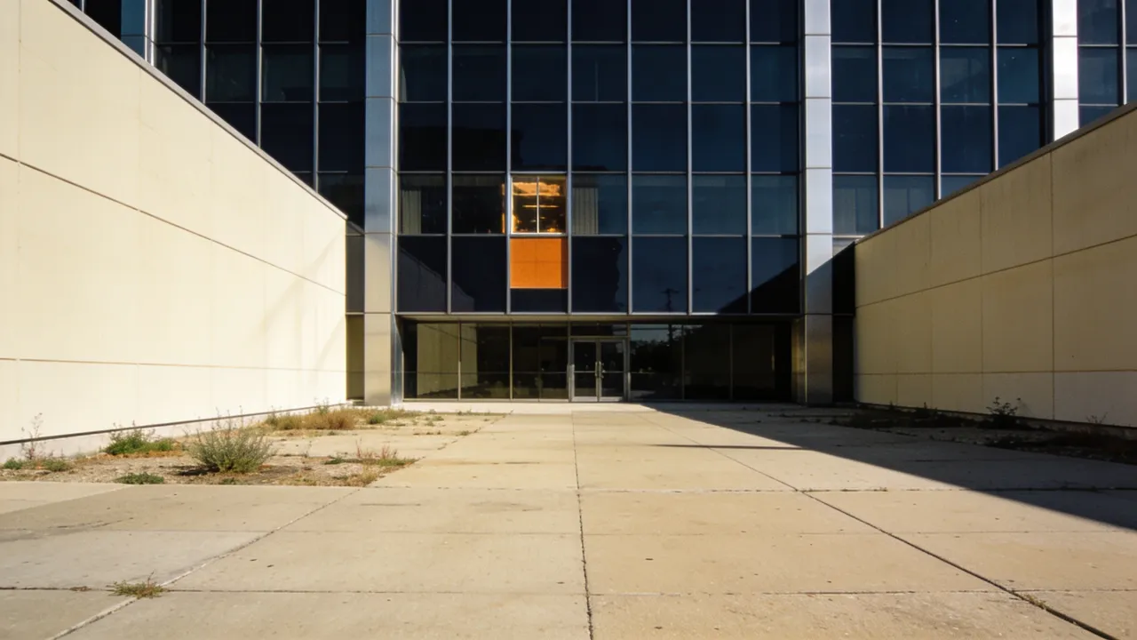 Photo: an unmarked federal regulator office exterior before a financial reporting enforcement announcement